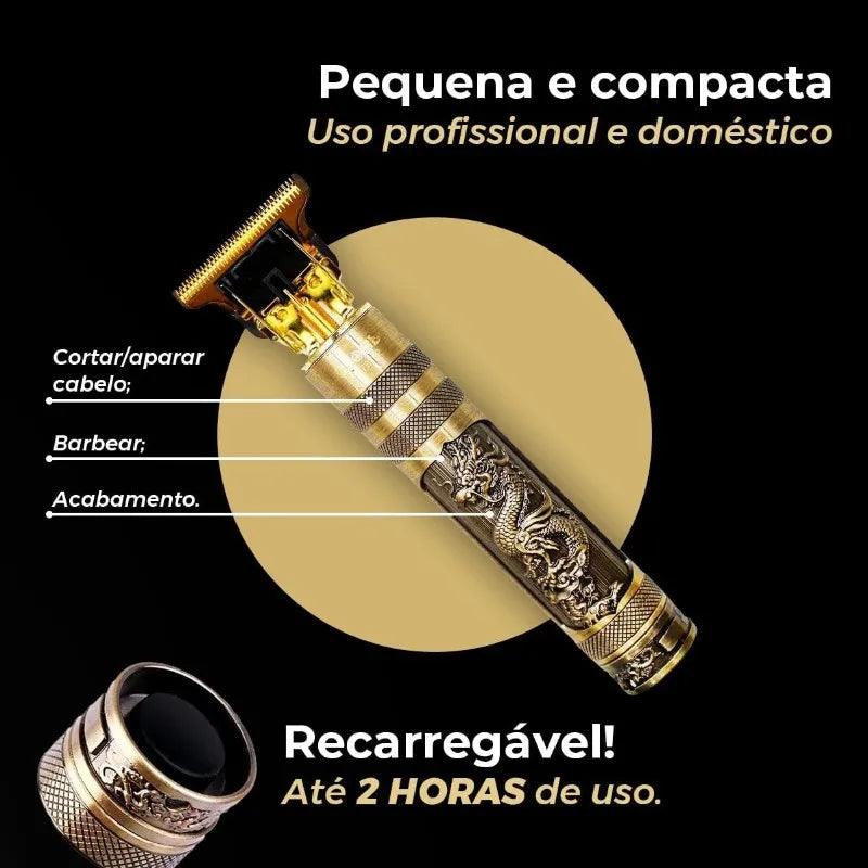 Máquina Profissional de Cortar Cabelo e Barba Elétrica